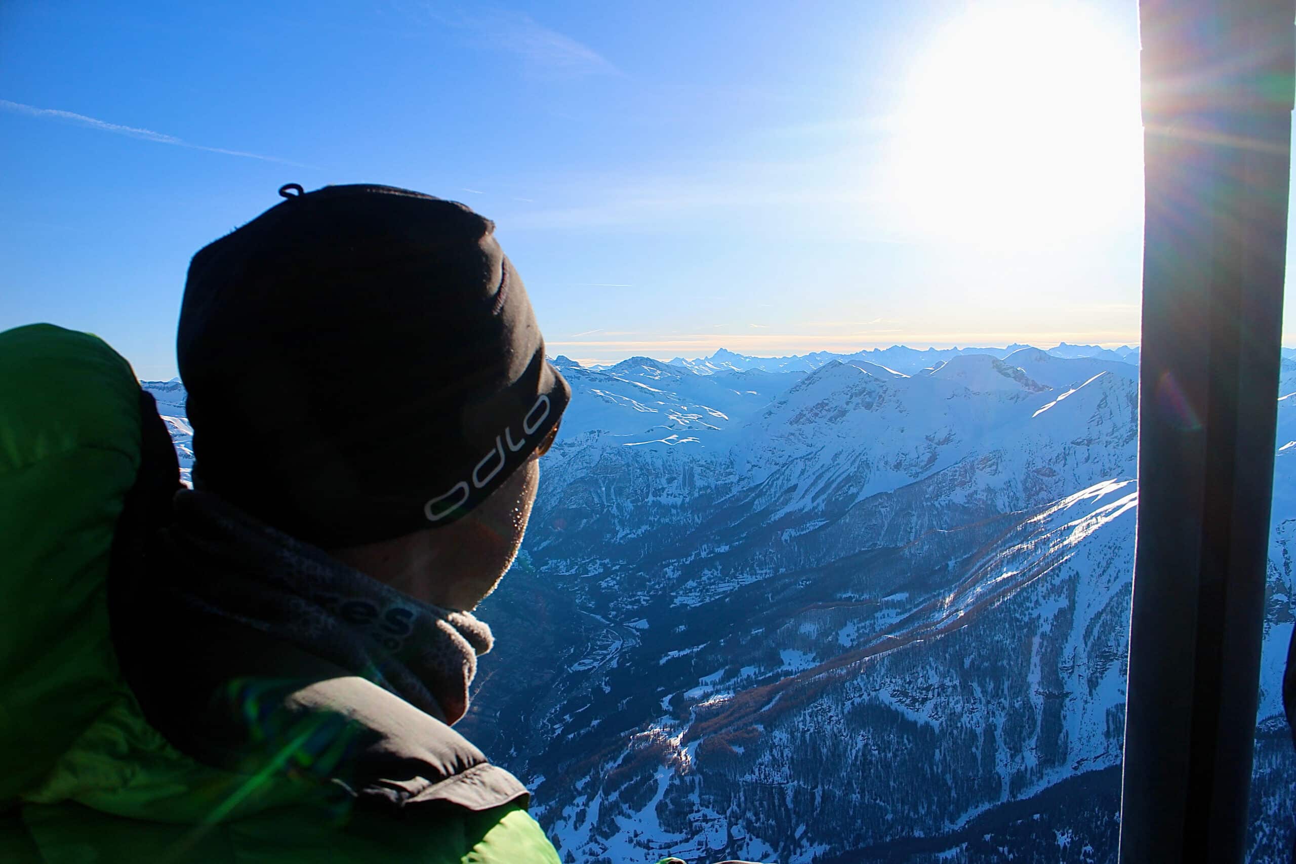 Vue à 3000m d'altitude